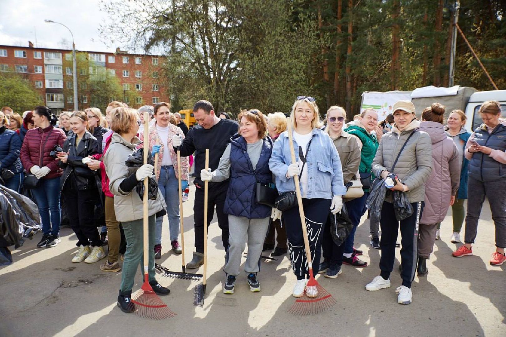 Подольск, благоустройство, субботник, уборка