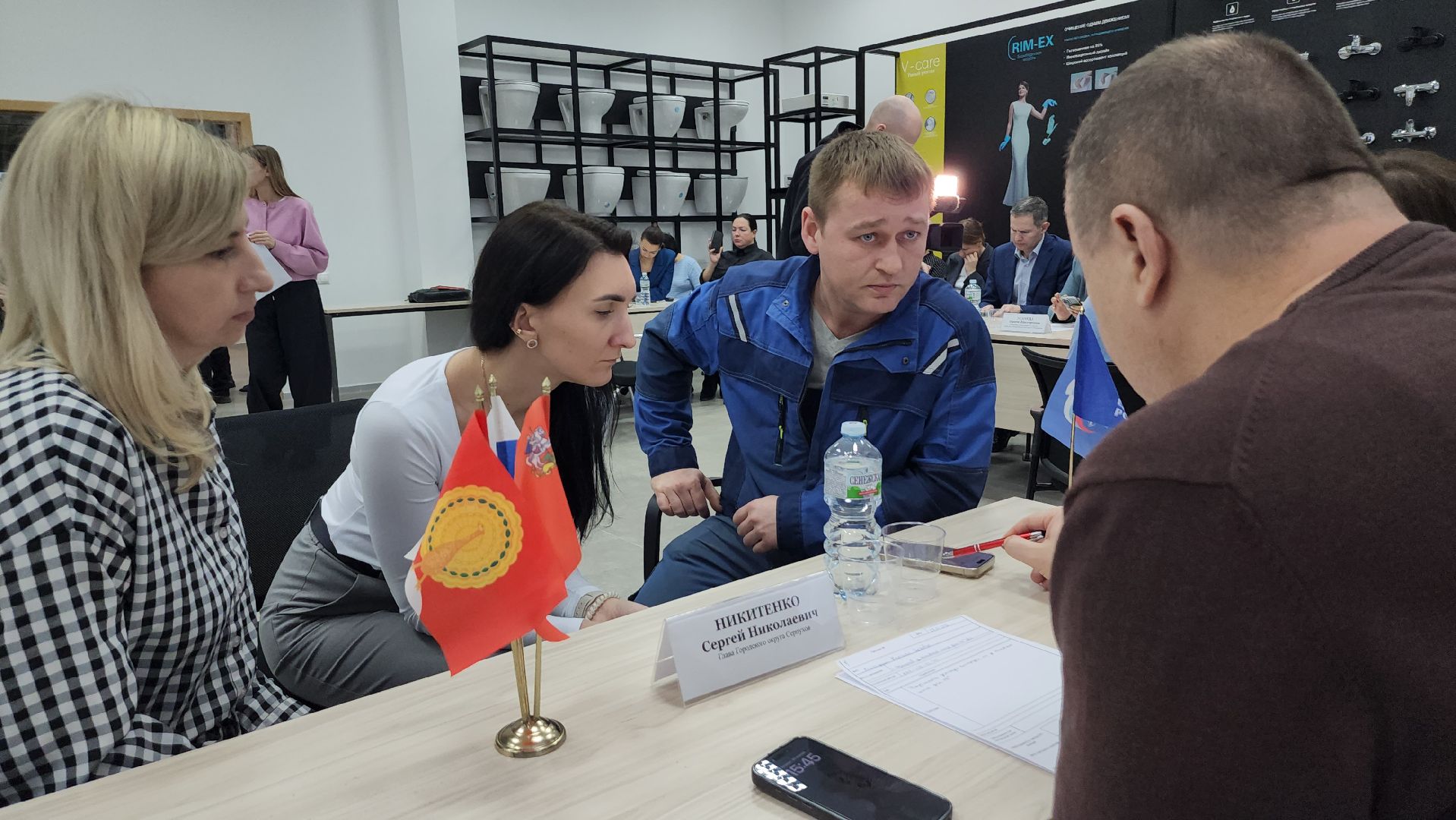 серпухов, поселок большевик, завод витра сантехника, выездная администрация, благоустройство,