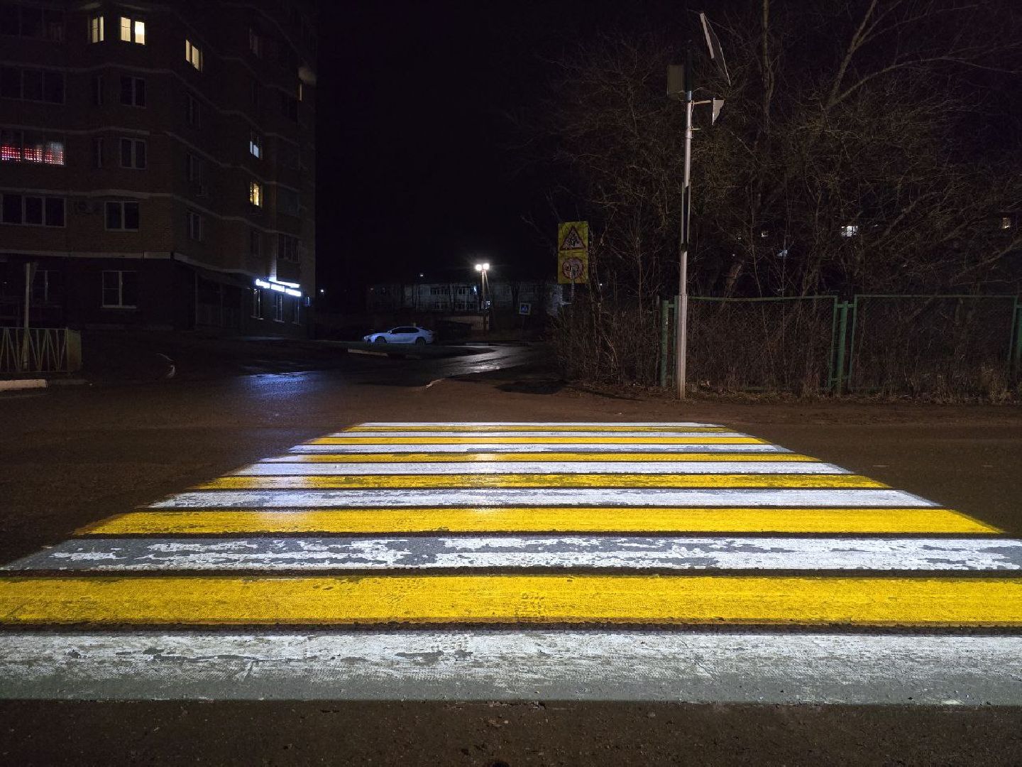 можайск, можайский муниципальный округ, нацпроект, безопасные дороги, проекционные пешеходные переходы, вертикалки,