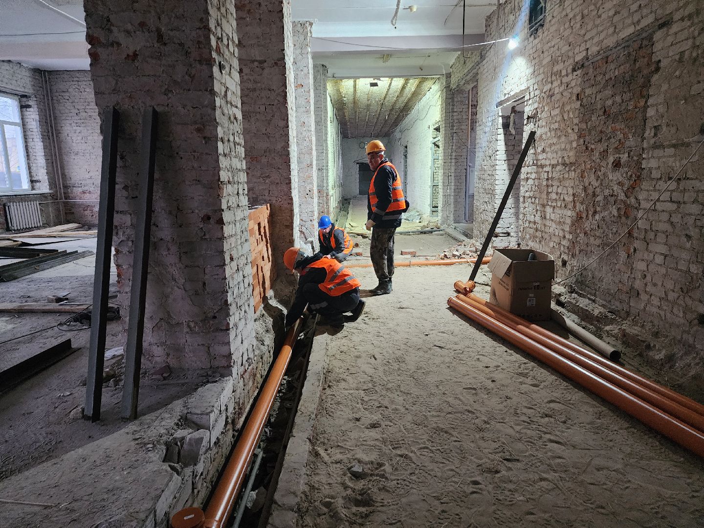 школа, стройка, дети, родители,