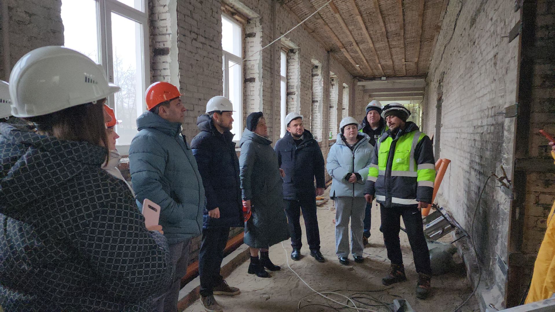 школа, стройка, дети, родители,