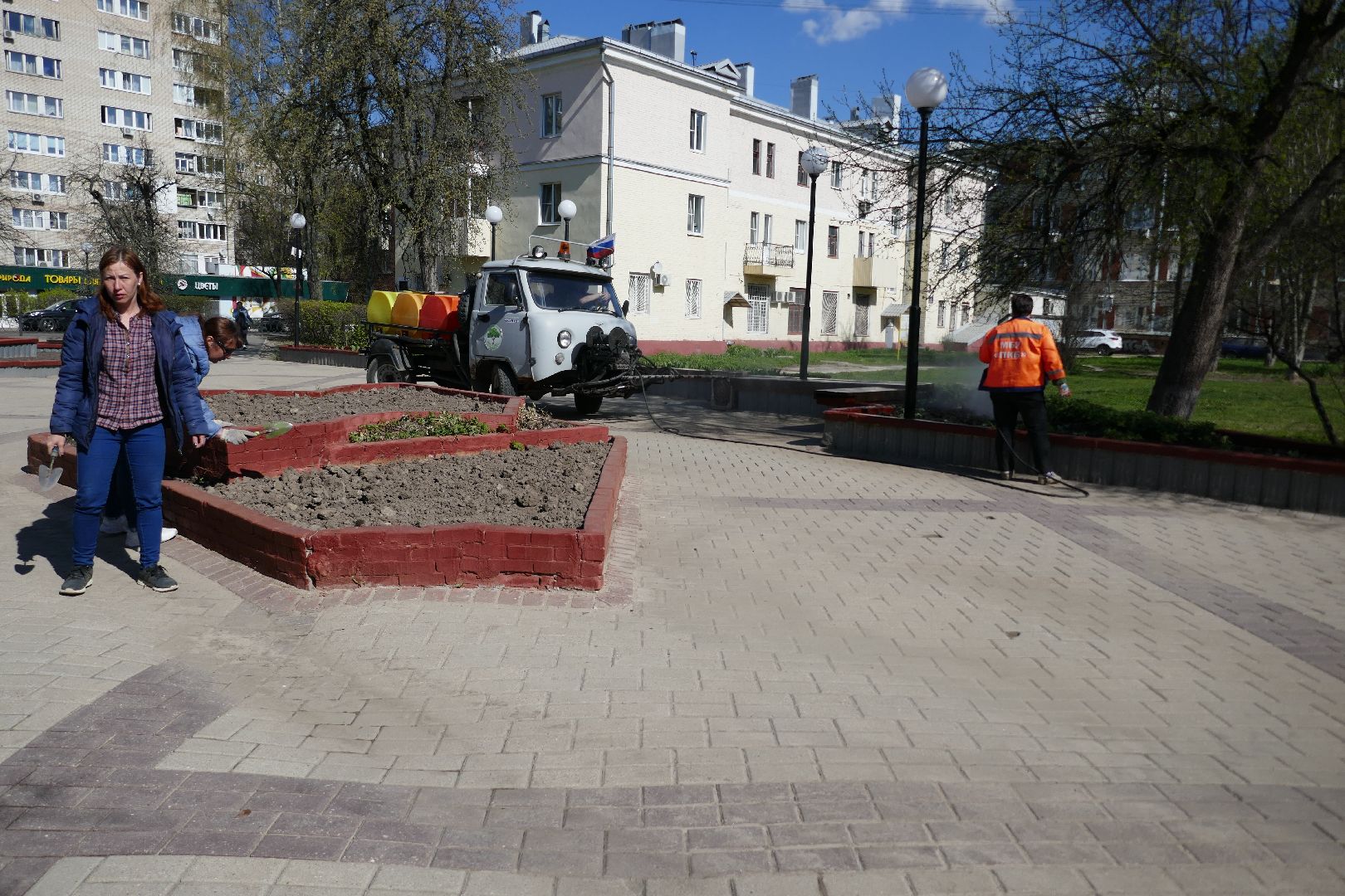 Подольск, благоустройство, субботник, уборка