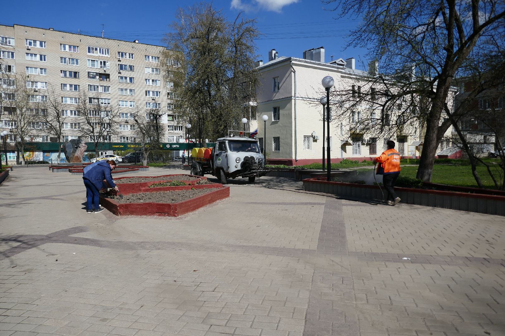 Подольск, благоустройство, субботник, уборка