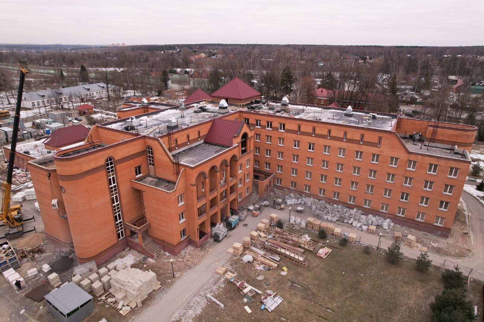 видео с коптера, медицина одинцова,