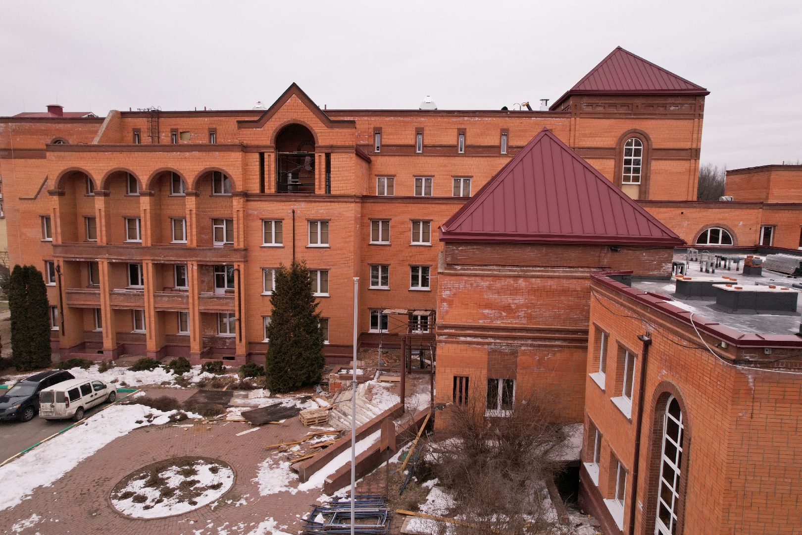 видео с коптера, медицина одинцова,