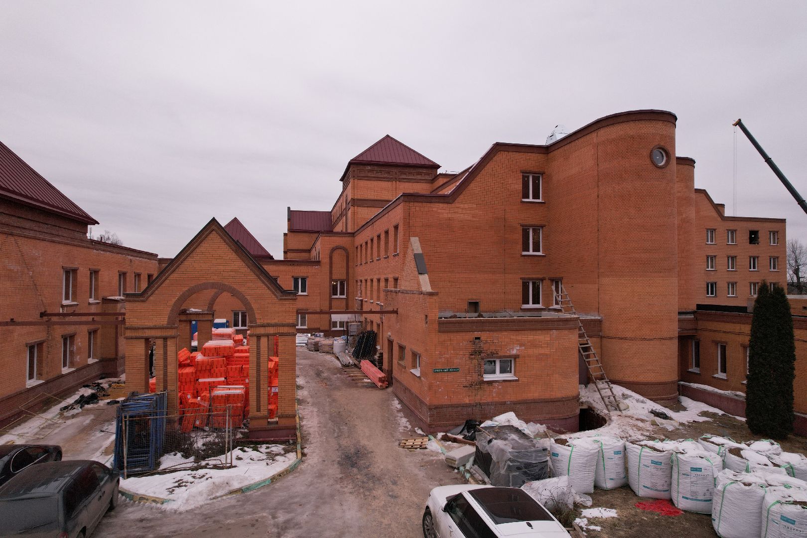 видео с коптера, медицина одинцова,