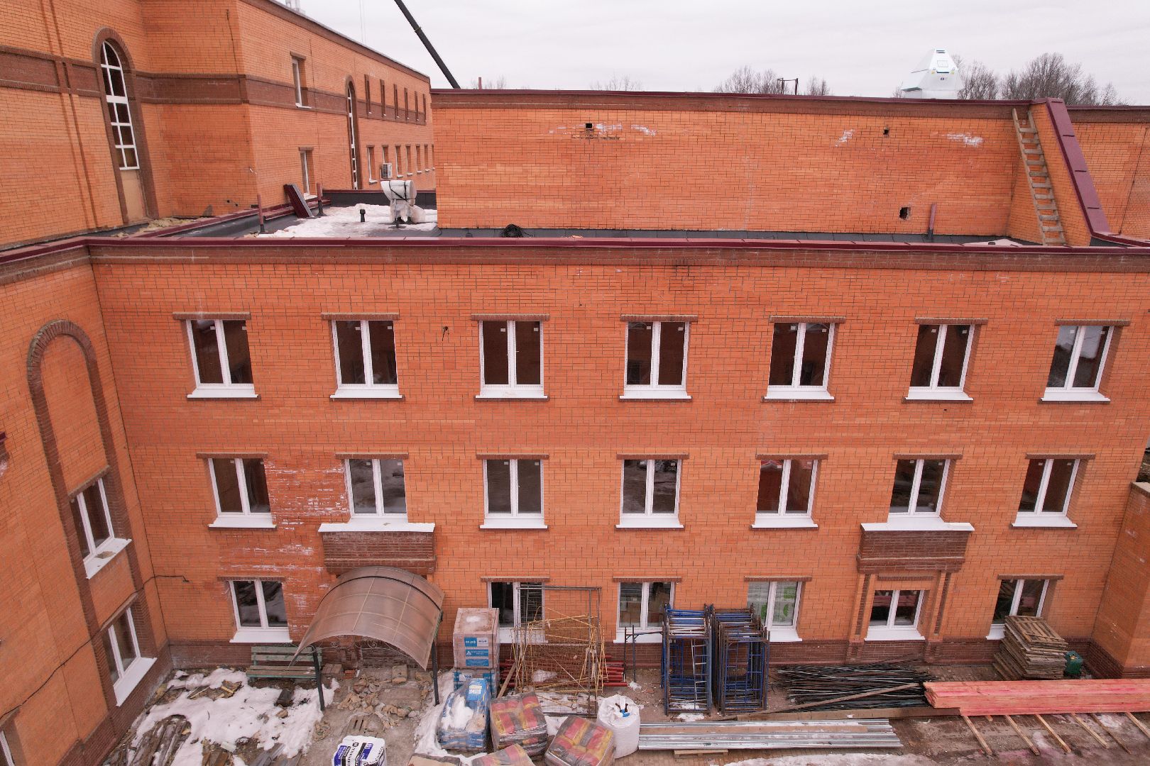 видео с коптера, медицина одинцова,