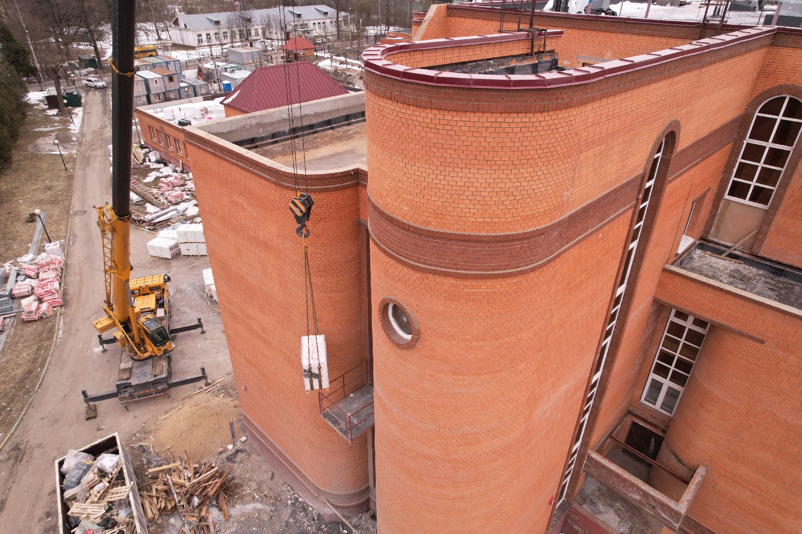 видео с коптера, медицина одинцова,