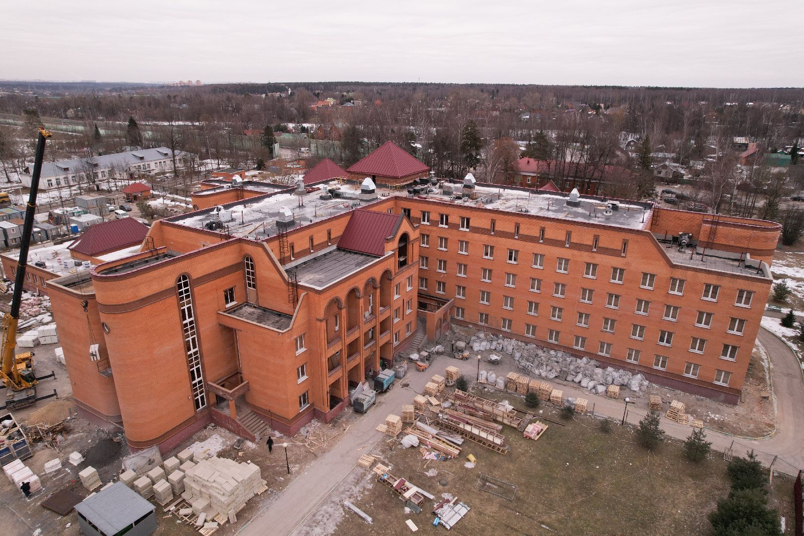 видео с коптера, медицина одинцова,