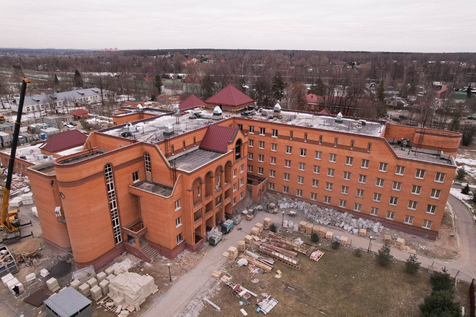 видео с коптера, медицина одинцова,