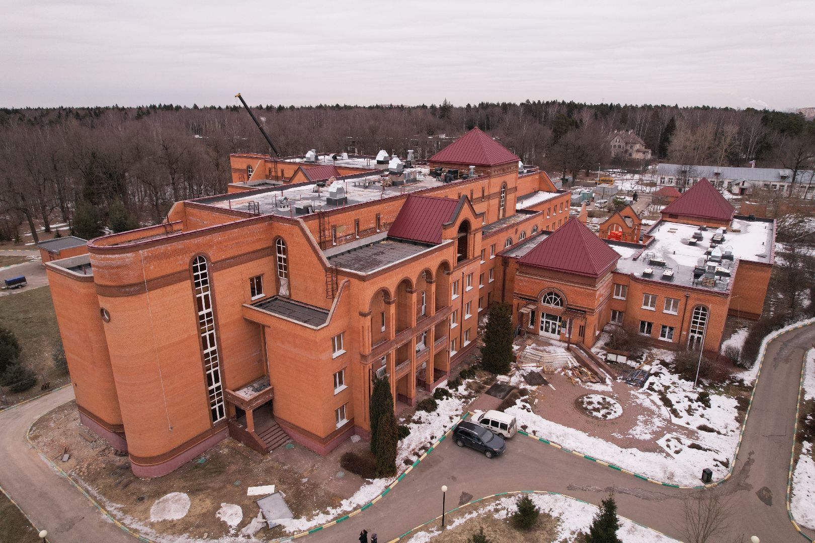 видео с коптера, медицина одинцова,