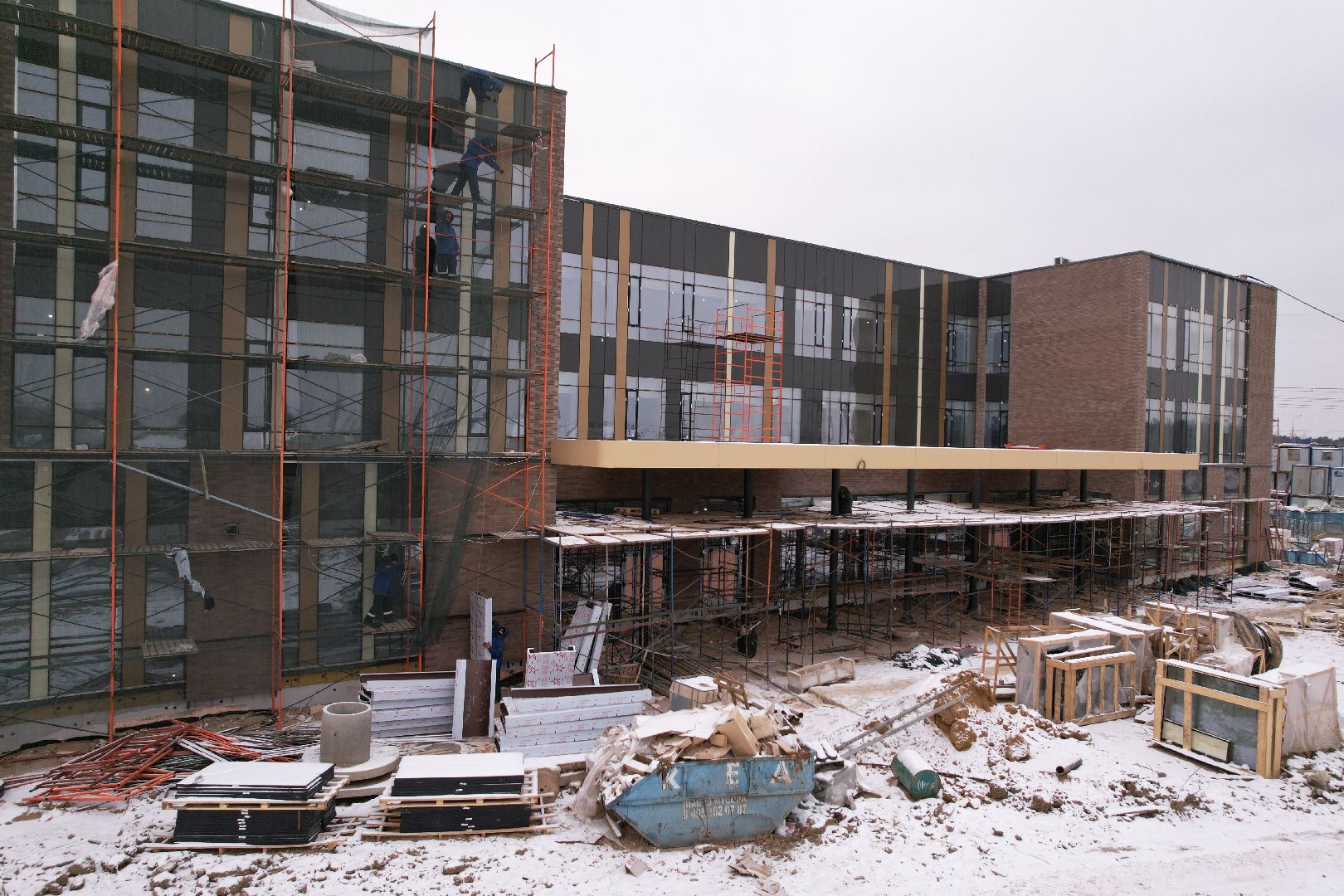 видео с коптера, медицина одинцова,