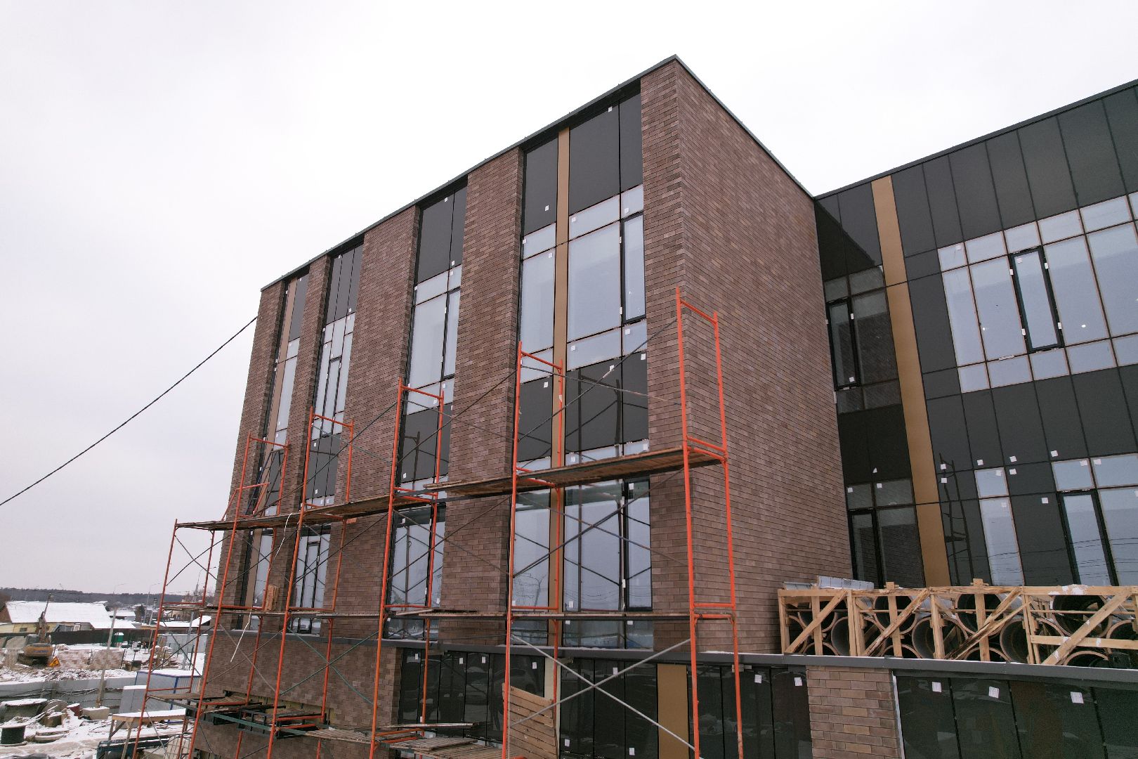 видео с коптера, медицина одинцова,