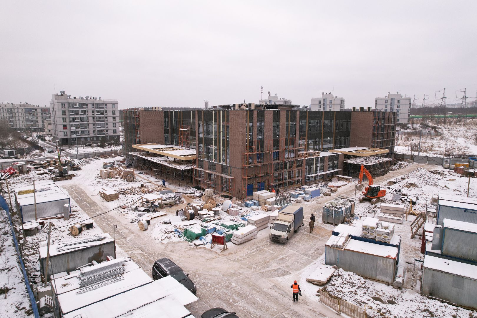 видео с коптера, медицина одинцова,