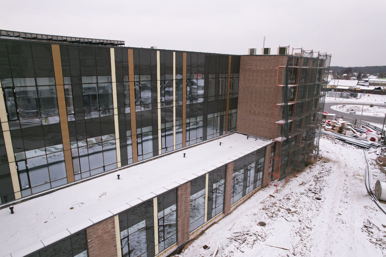 видео с коптера, медицина одинцова,