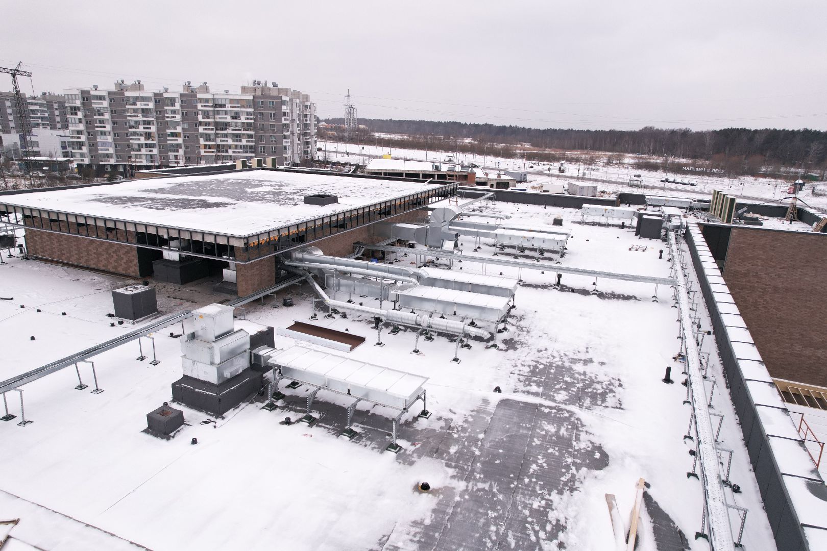 видео с коптера, медицина одинцова,