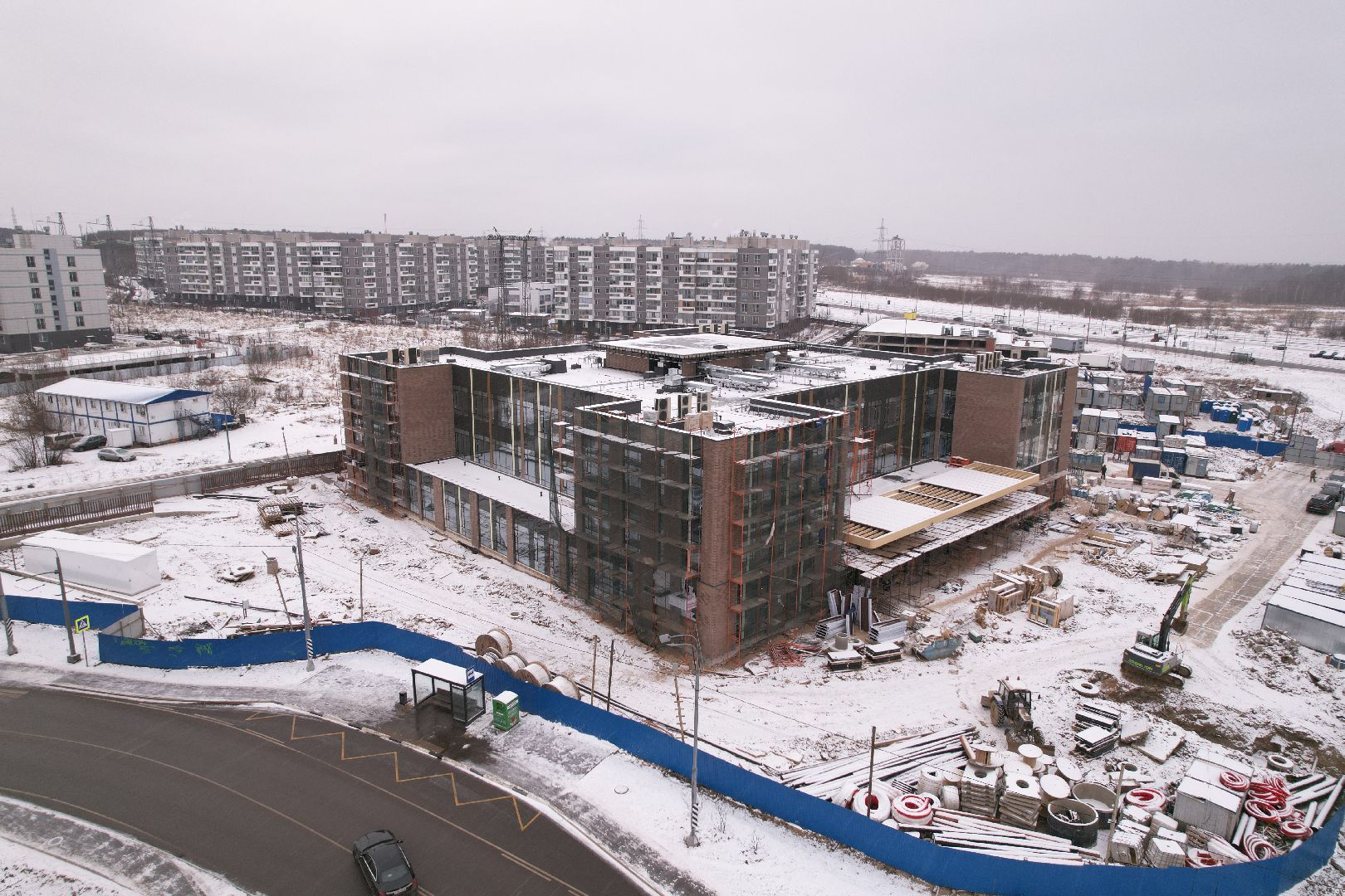 видео с коптера, медицина одинцова,