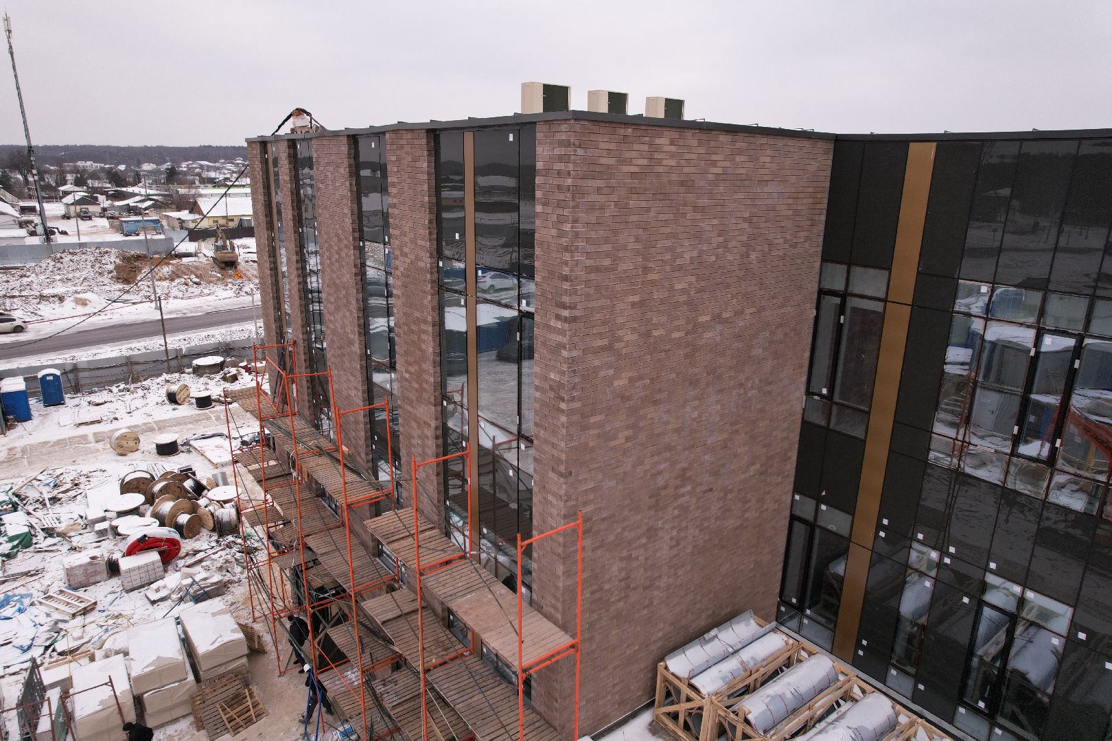 видео с коптера, медицина одинцова,