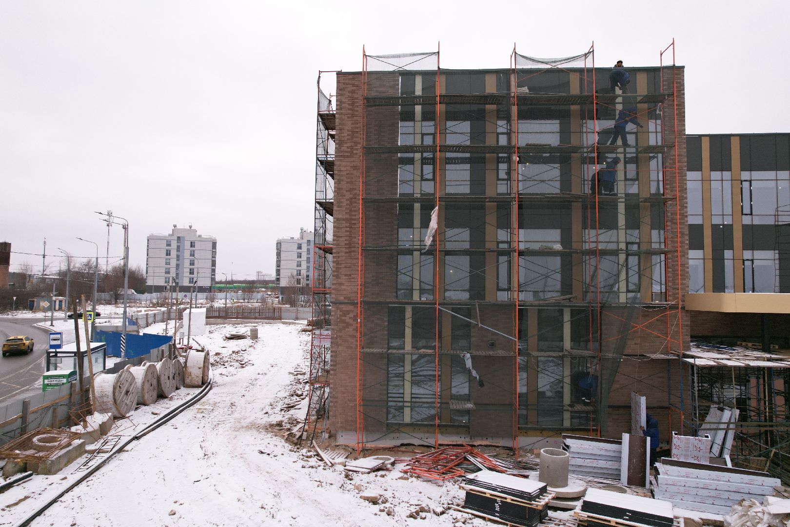 видео с коптера, медицина одинцова,