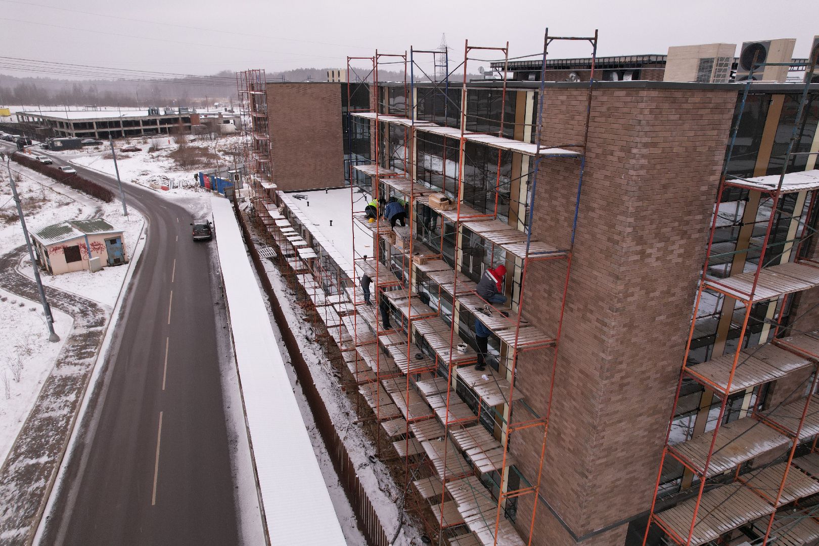 видео с коптера, медицина одинцова,