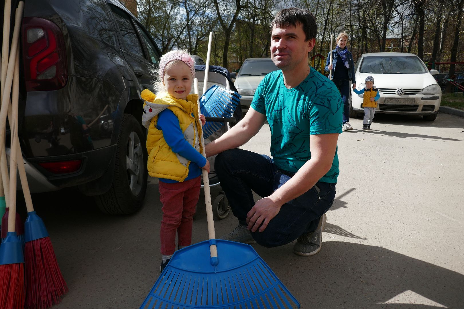 Подольск, благоустройство, субботник, уборка