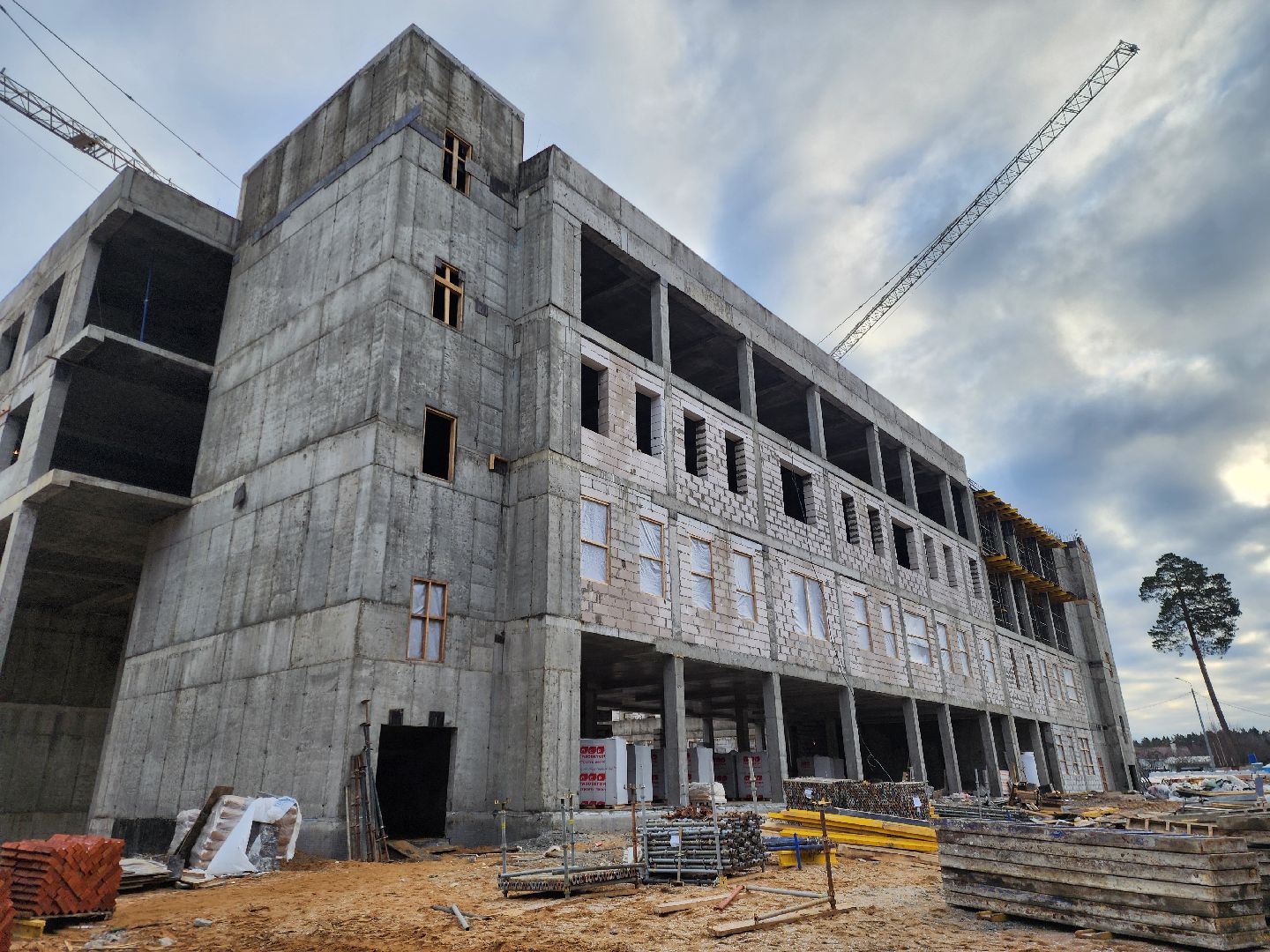 строительство, ногинск, центр образования, новая школа, благоустройство,