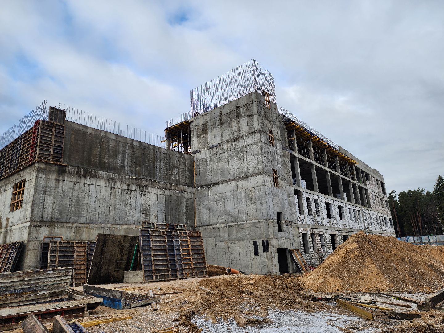 строительство, ногинск, центр образования, новая школа, благоустройство,