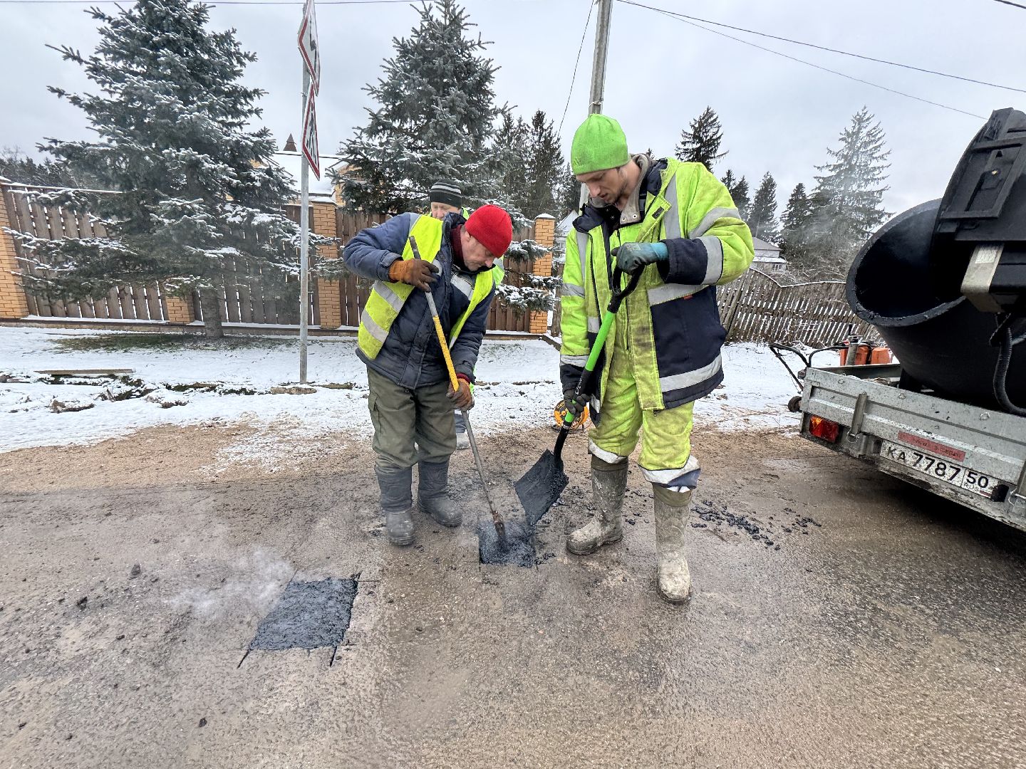 шаховская, ямочный ремонт, ямочный ремонт дорог,