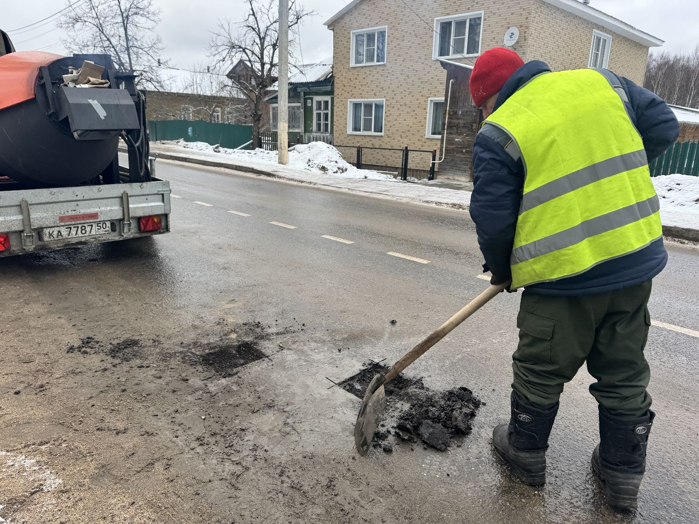 шаховская, ямочный ремонт, ямочный ремонт дорог,