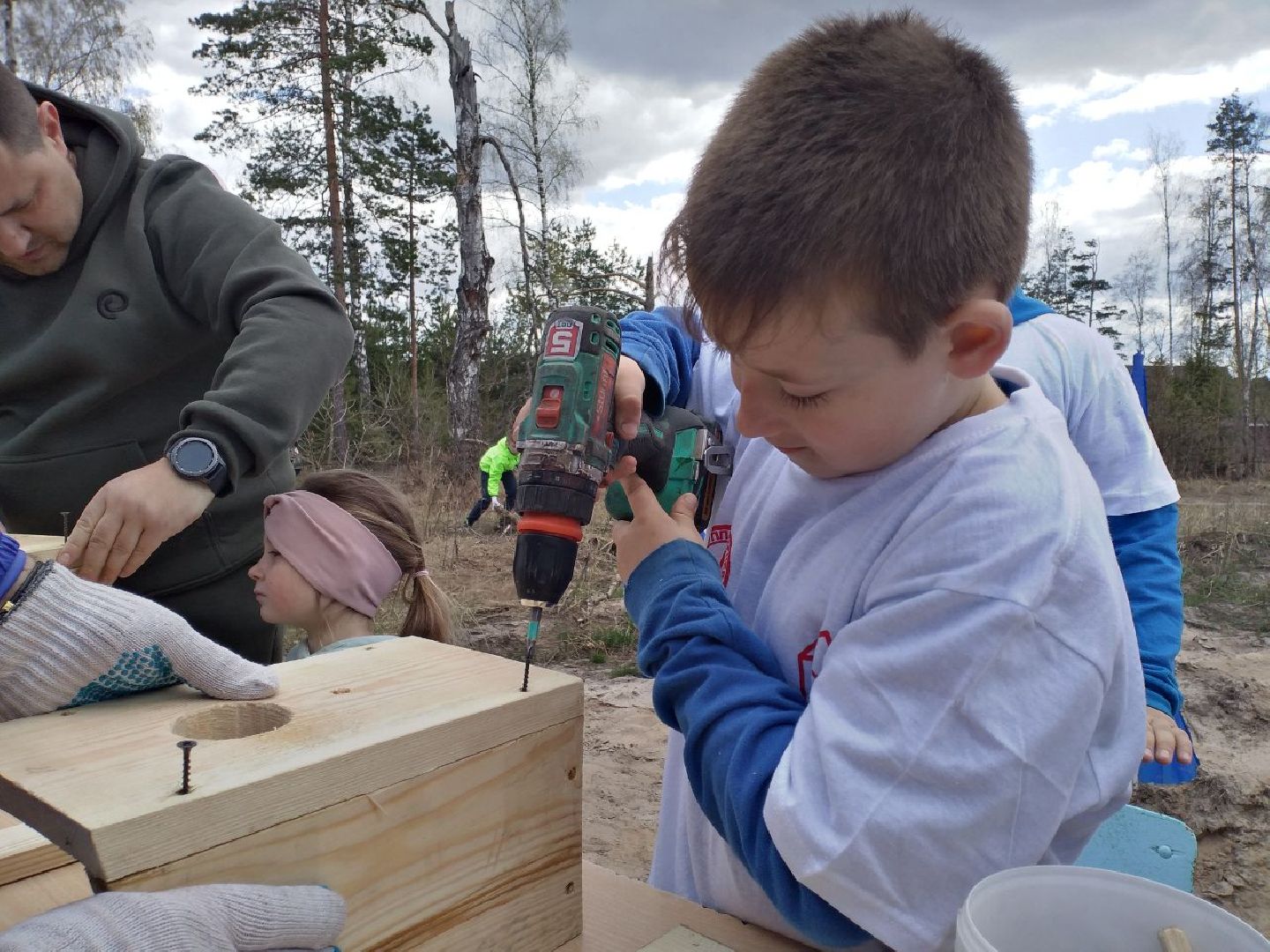 субботник, дети, волонтёры, Лосино-Петровский