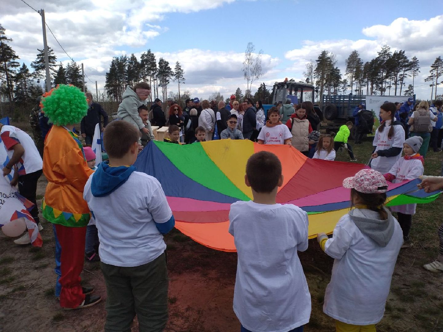 субботник, дети, волонтёры, Лосино-Петровский