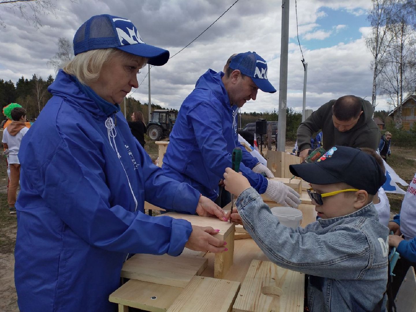 субботник, дети, волонтёры, Лосино-Петровский