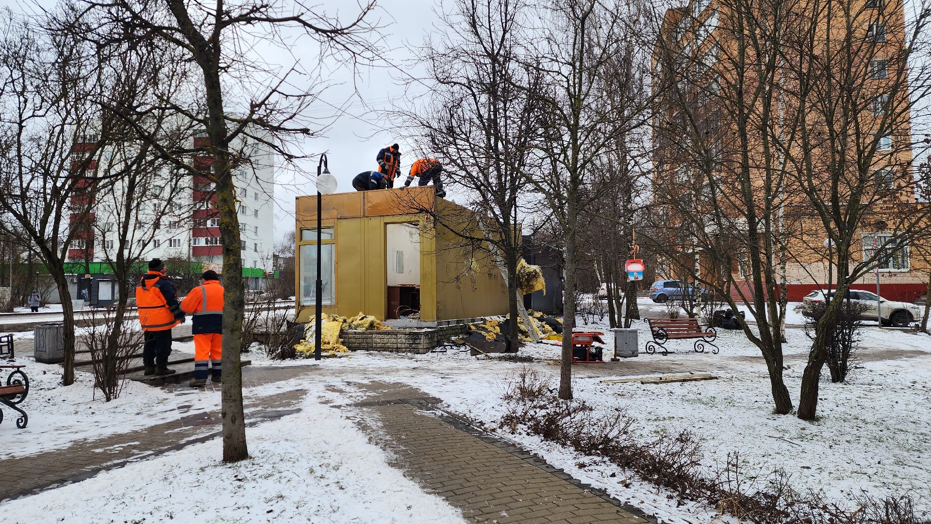 истра, благоустройство, вертикалка, демонтаж,