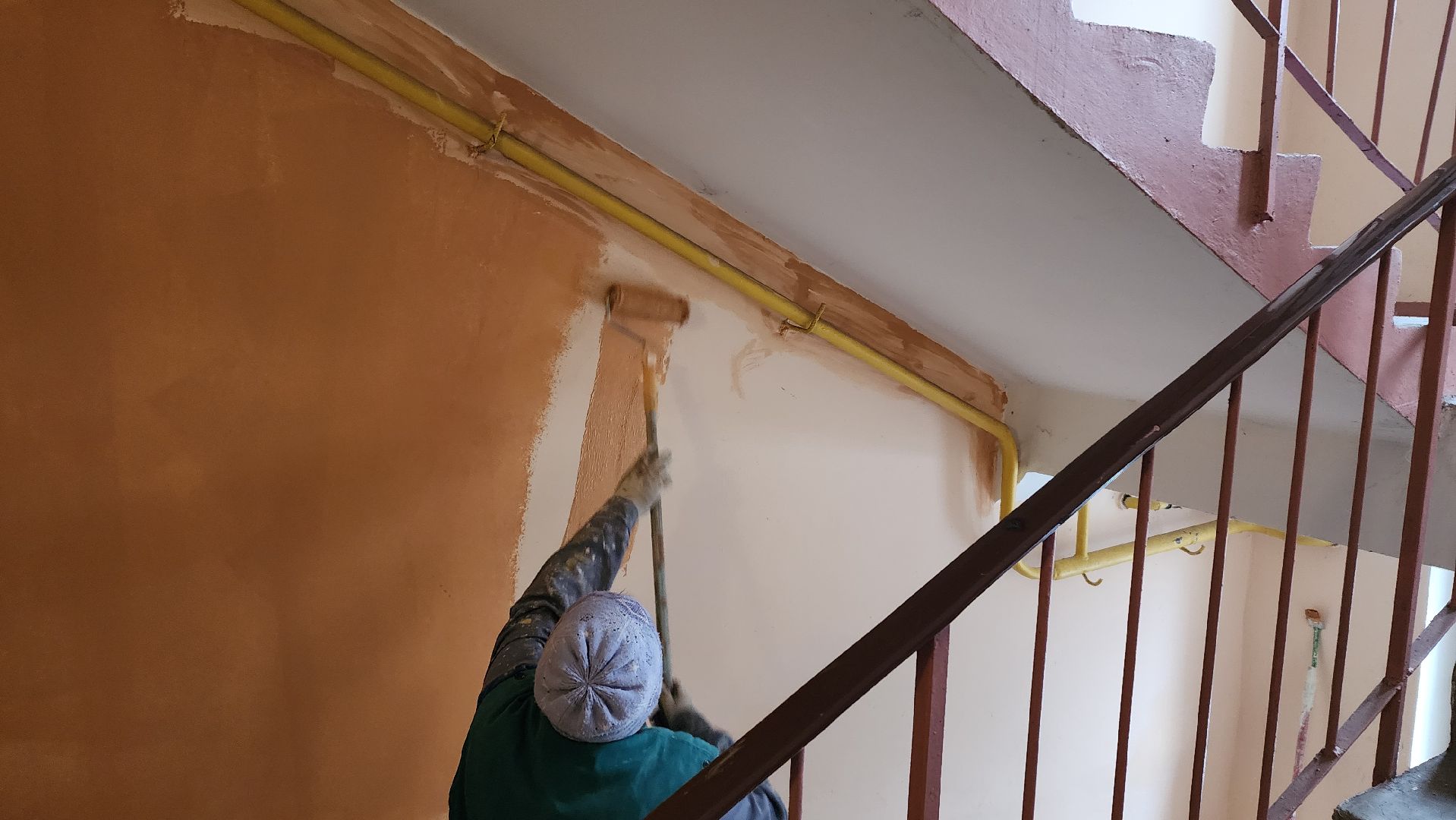 истра, ремонт подъезда, управляющая организация, покраска, вертикалка,