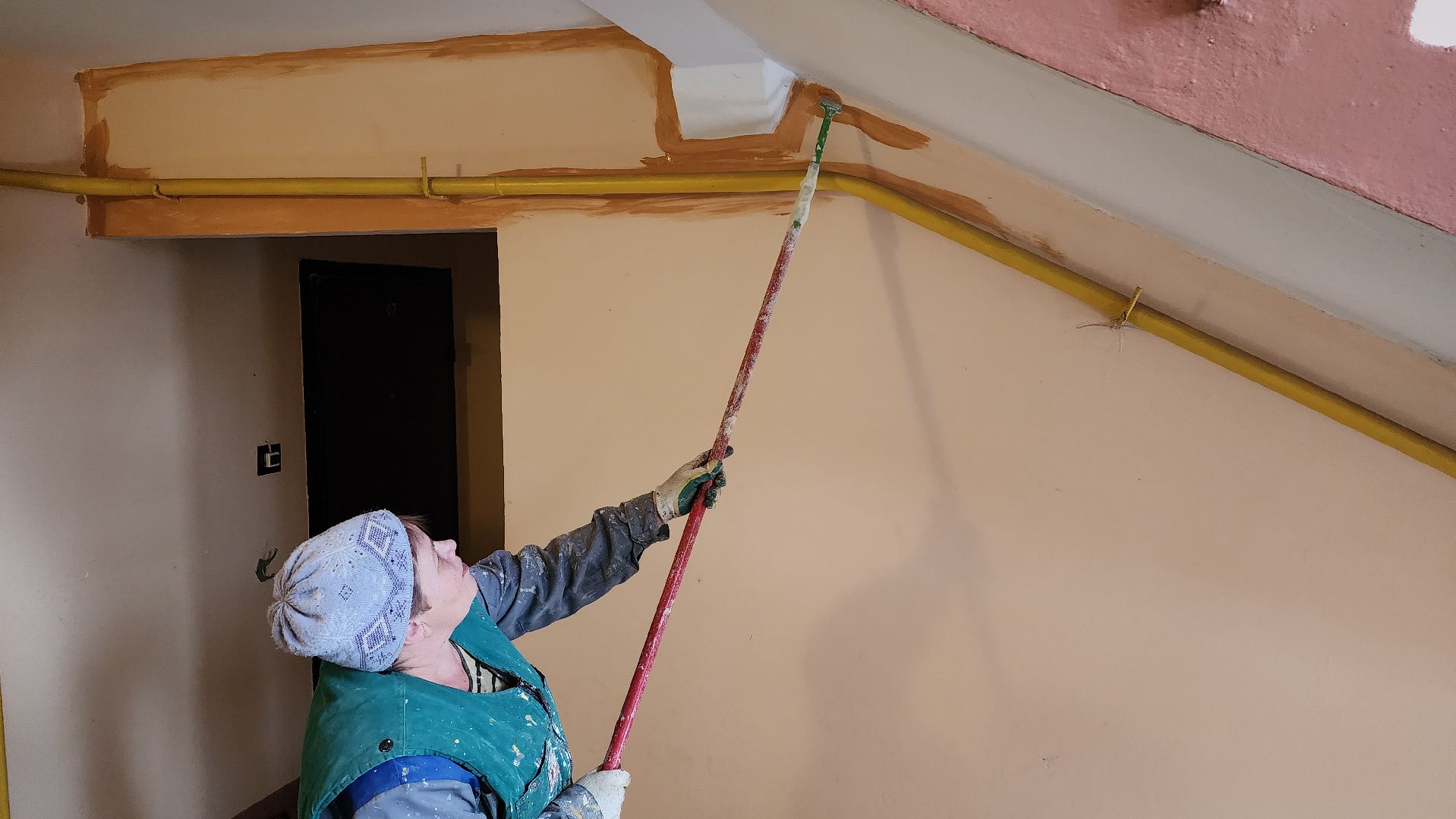 истра, ремонт подъезда, управляющая организация, покраска, вертикалка,