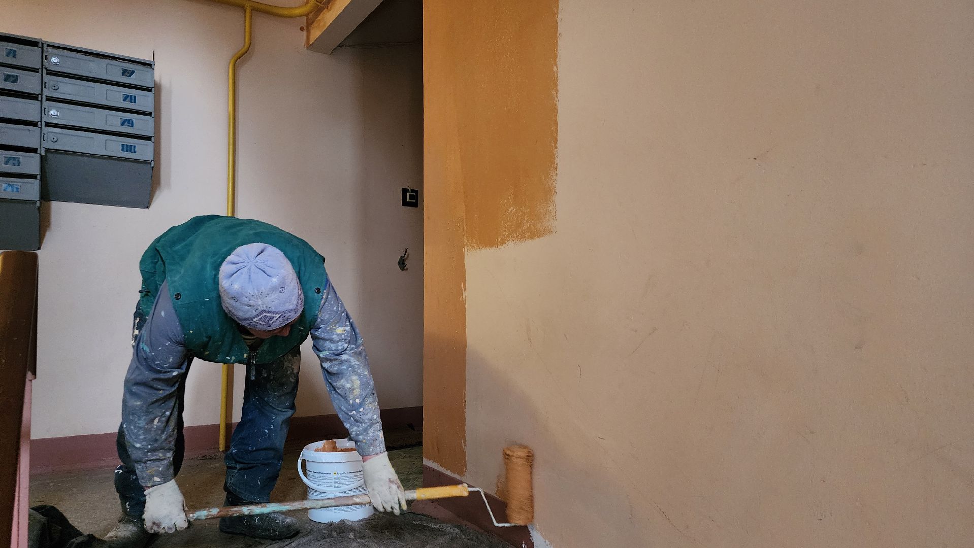 истра, ремонт подъезда, управляющая организация, покраска, вертикалка,