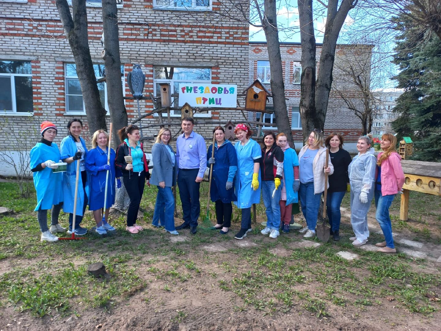 Подмосковье, Ивантеевка, образование, субботник