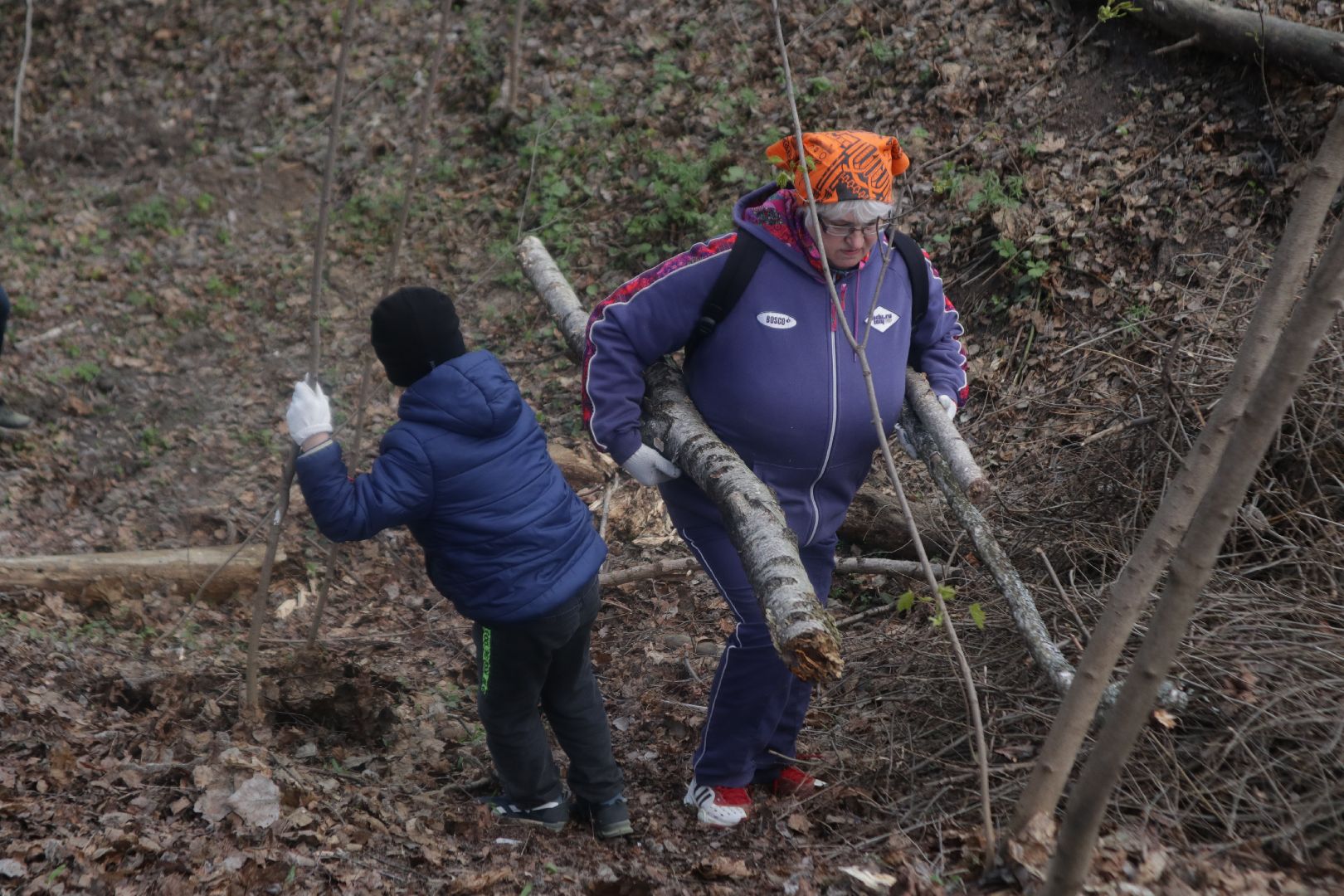 Пущино, субботник, Мегабак, экология