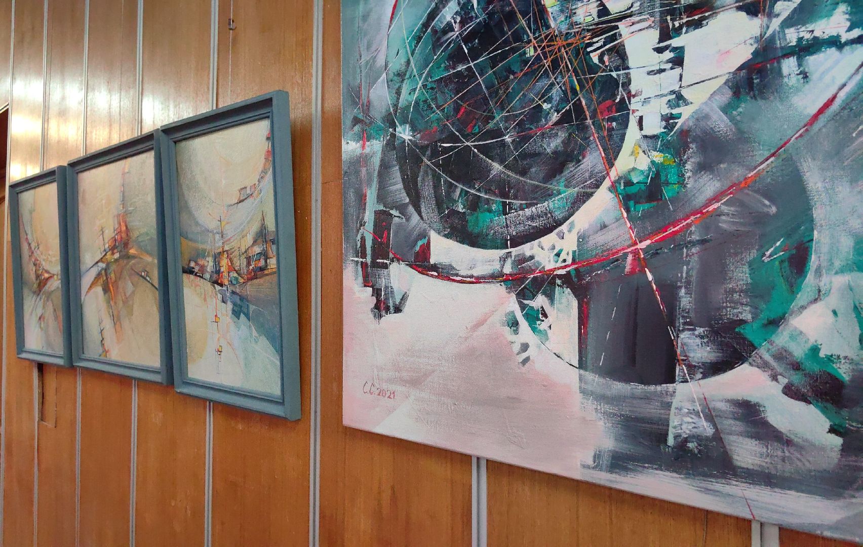 выставка, мкс, роскосмос, картины, рисунки,