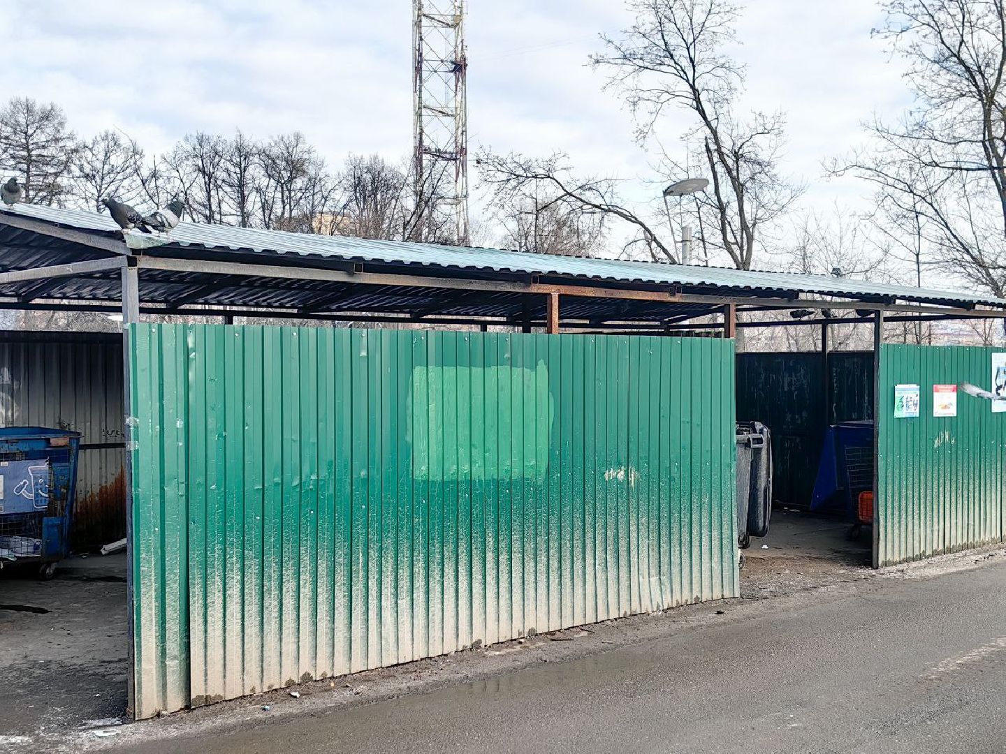 контейнер для мусора, площадка, благоустройство, отходы, вертикалки,