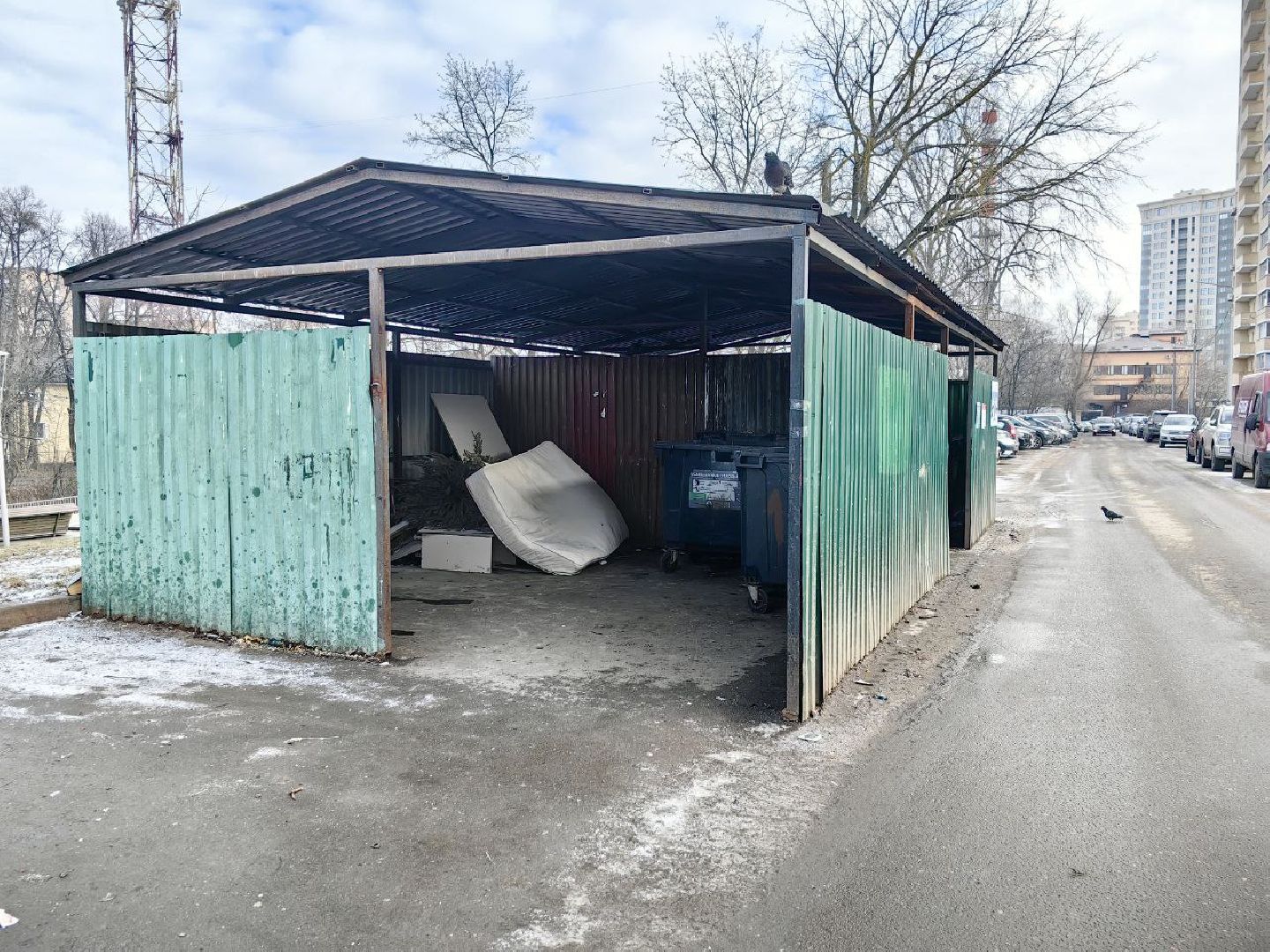 контейнер для мусора, площадка, благоустройство, отходы, вертикалки,