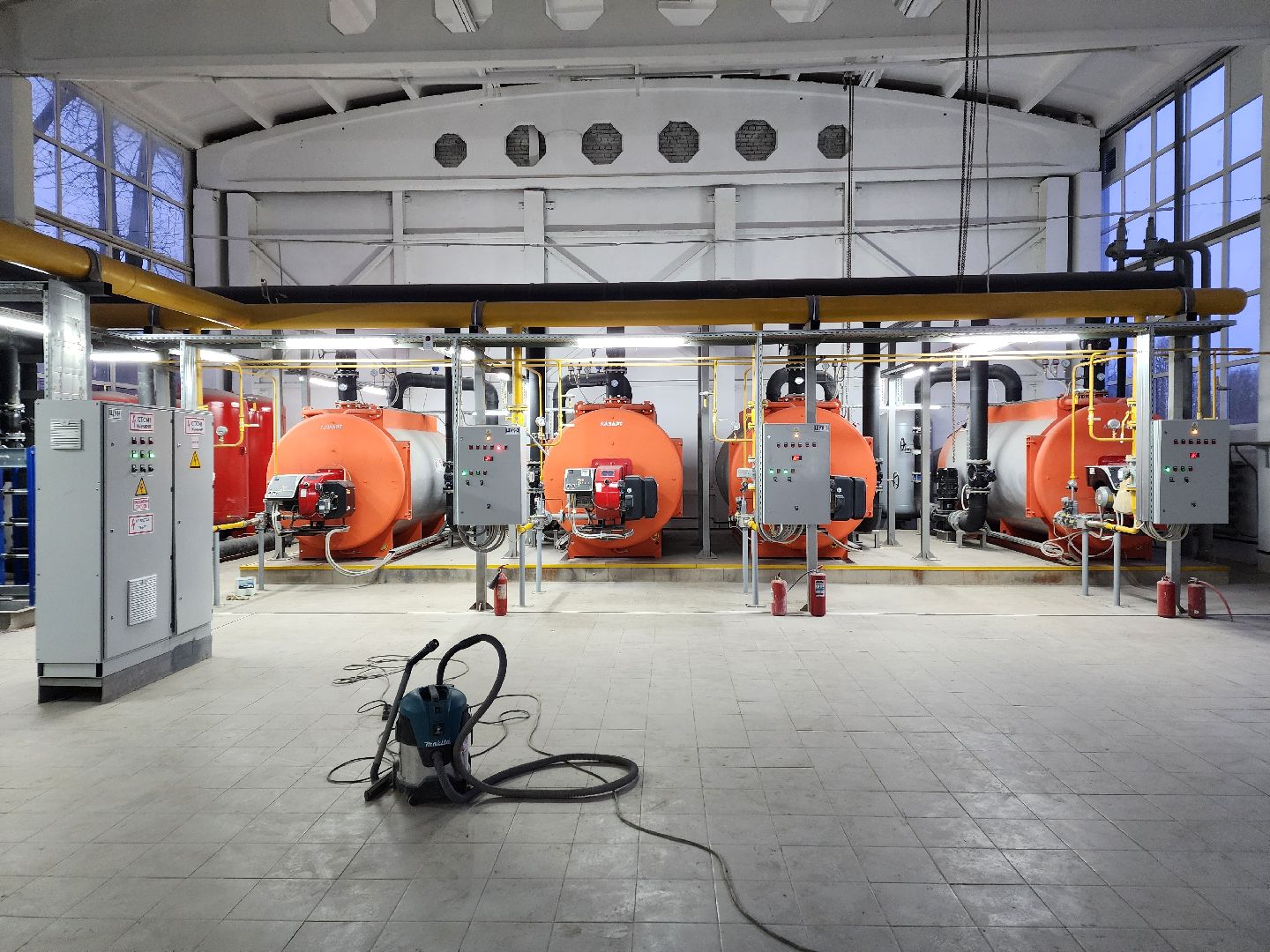 Чехов, деревня Алексеевка, Чехов-7, поселок Чернецкое, котельная, модернизация, новые котлы, вертикалки,