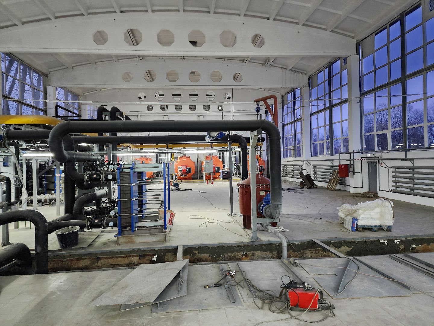 Чехов, деревня Алексеевка, Чехов-7, поселок Чернецкое, котельная, модернизация, новые котлы, вертикалки,