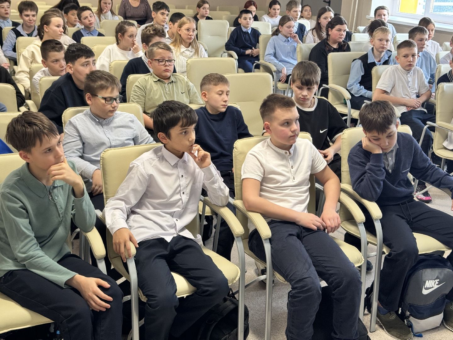 шаховская, образование, урок мужества,