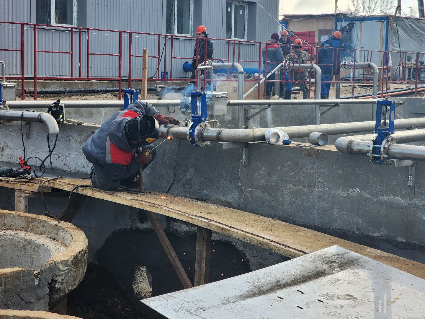 вертикалки, Зарайск, Капитальный ремонт очистных,