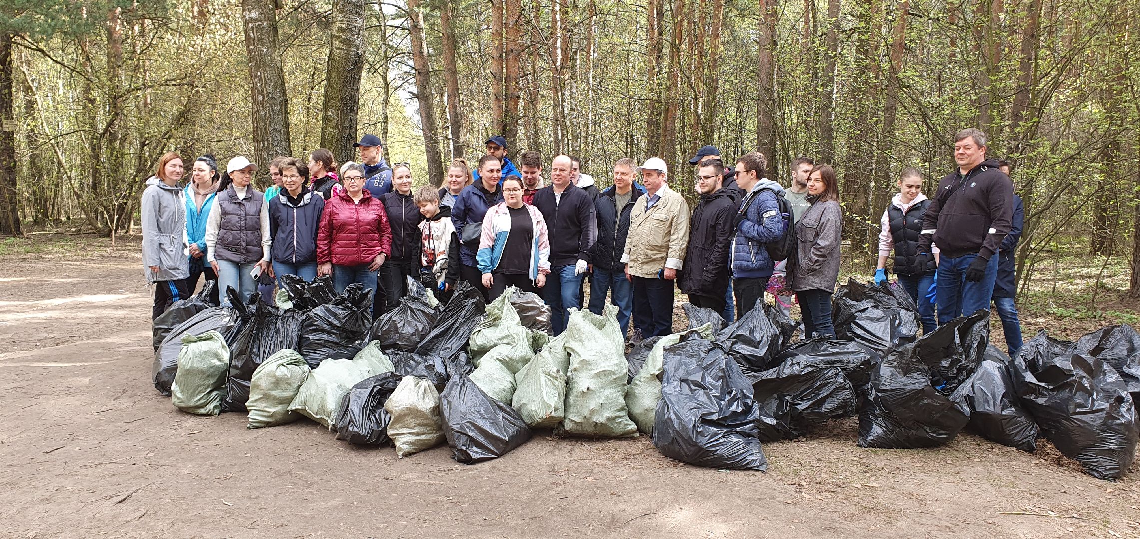 субботник, Кузьминский лесопарк, Котельники, уборка