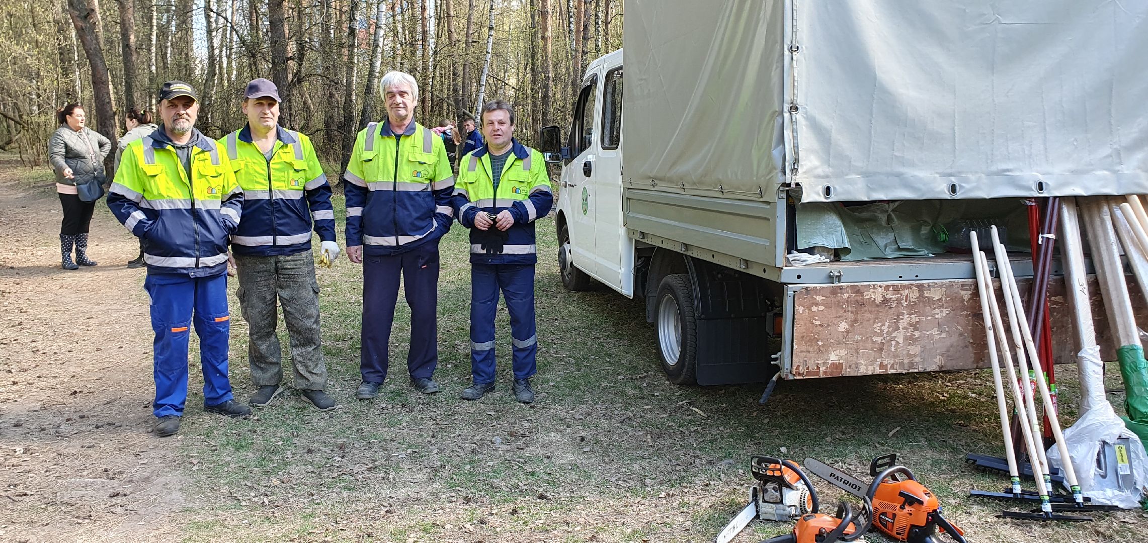 субботник, Кузьминский лесопарк, Котельники, уборка