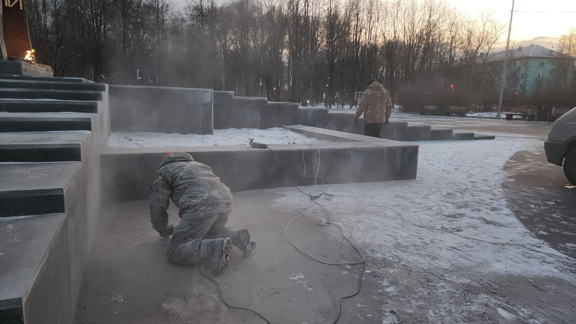 Мемориал, Исправление дефектов, Лобня, Звонница, вертикалки,