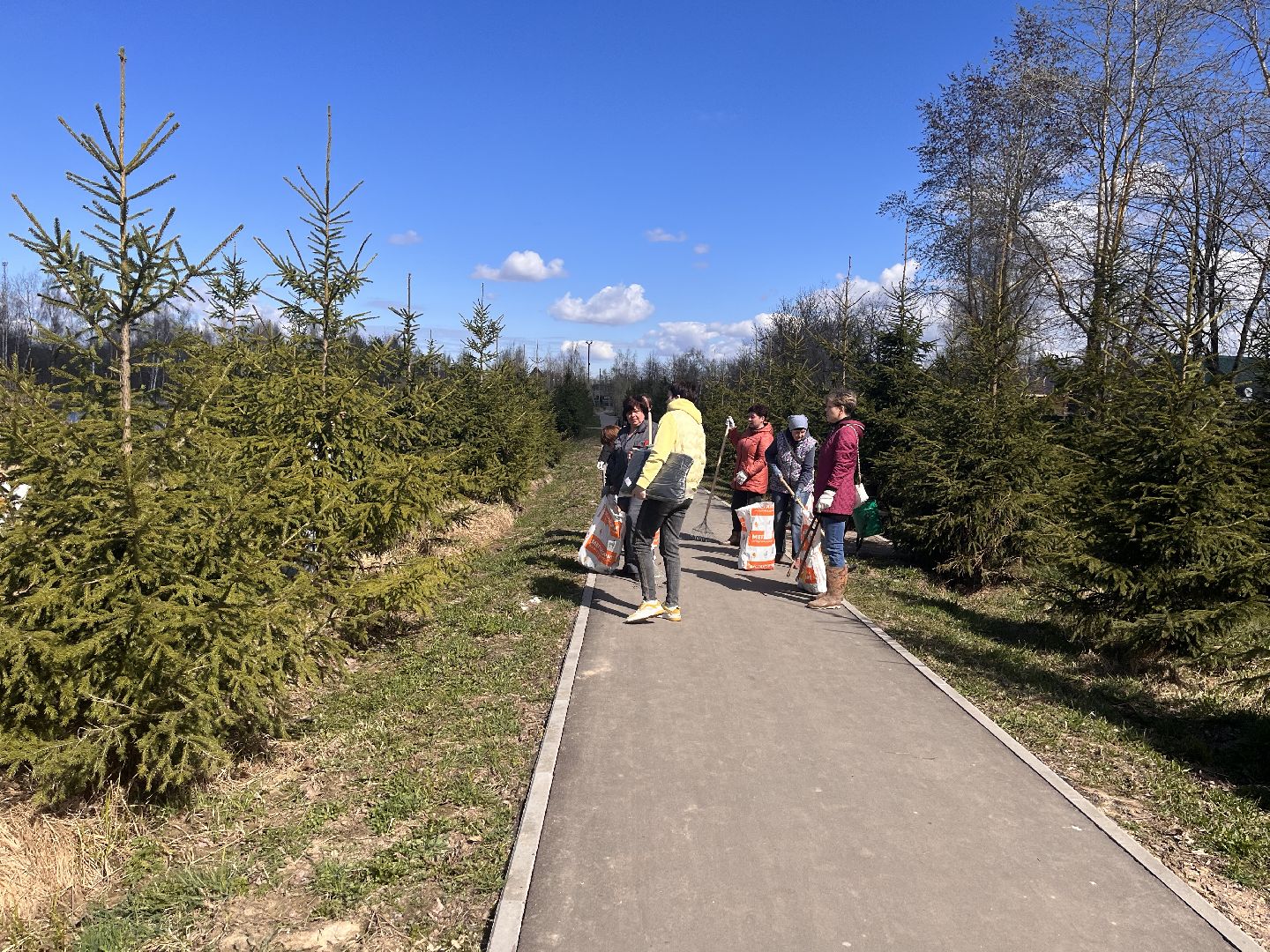 Шаховская, субботник, мусор,