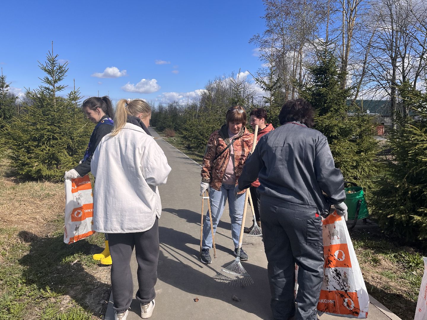 Шаховская, субботник, мусор,